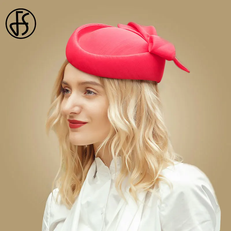 FS Fascinators For Wedding Women Red Church Hats White Black Ladies Elegant Bow Berets Caps Cocktail Pillbox Hat Chapeau Fedora
FS Fascinators For Wedding Women Red Church Hats White Black Ladies Elegant Bow Berets Caps Cocktail Pillbox Hat Chapeau Fedora