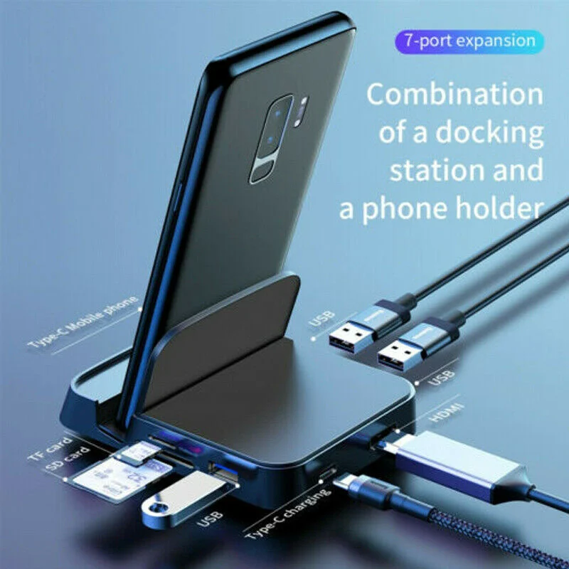 Док-станция с разъемами USB Type-C и HDMI, док-станция для телефона, зарядный комплект для Samsung S20, Huawei P40, Mate 30
Док-станция с разъемами USB Type-C и HDMI, док-станция для телефона, зарядный комплект для Samsung S20, Huawei P40, Mate 30