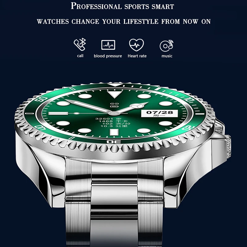 LIGE Bluetooth call Smart Watch Men Supports TFT Card Music Player For Android ios Women New Luxury Steel Belt Sport smartwatch
LIGE Bluetooth call Smart Watch Men Supports TFT Card Music Player For Android ios Women New Luxury Steel Belt Sport smartwatch
