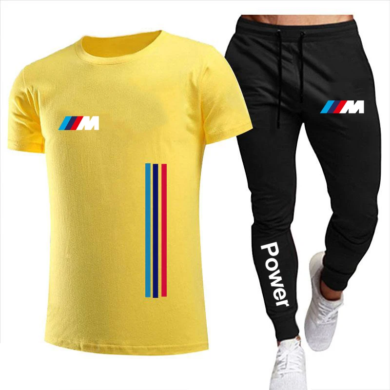 Summer Men Cotton Sets Funny Casual Short Sleeve Solid Color Unisex Round Men's T-shirt Sports Suit Top + Shorts 2 Piece Set
Summer Men Cotton Sets Funny Casual Short Sleeve Solid Color Unisex Round Men's T-shirt Sports Suit Top + Shorts 2 Piece Set