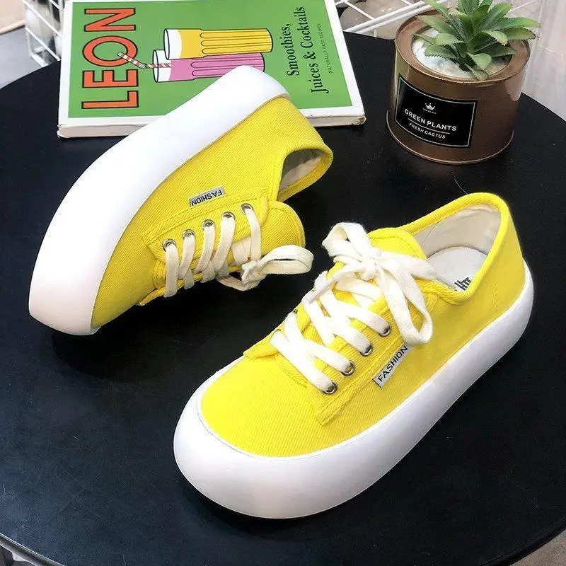 Fashion Canvas Shoes Women Increase Thick Soles Ladies Breathable Casual Sneakers Low-top Leisure Comfort
Fashion Canvas Shoes Women Increase Thick Soles Ladies Breathable Casual Sneakers Low-top Leisure Comfort