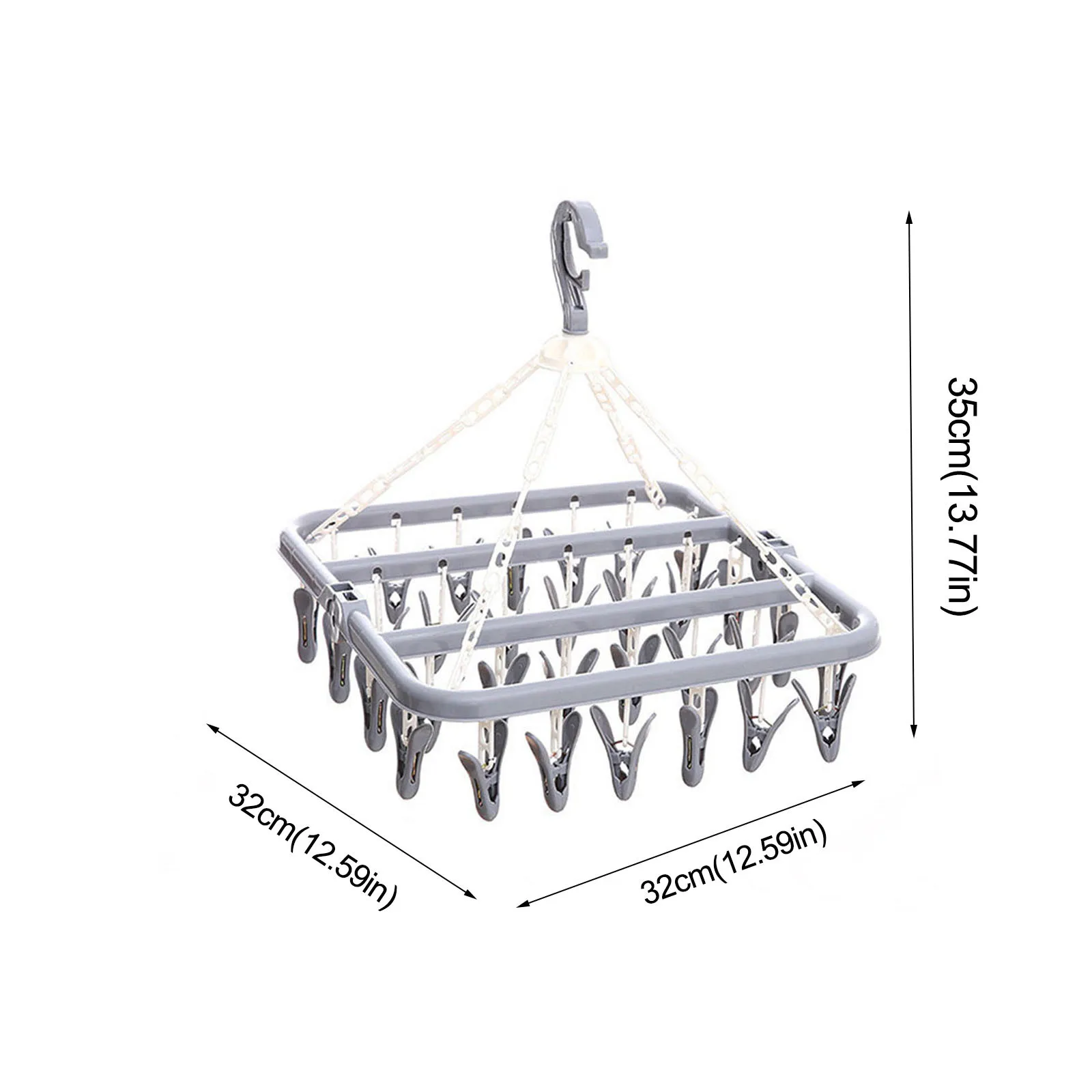 Plastic Foldable Clip Space Saving Indoor Socks Drying Rack Shelf Organizer Bathroom Accessories
Plastic Foldable Clip Space Saving Indoor Socks Drying Rack Shelf Organizer Bathroom Accessories