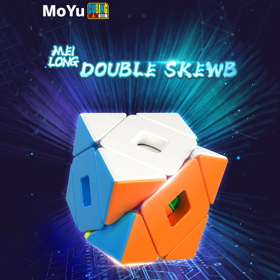 

Newest MoYu Meilong Double skew Magic Cube puzzle cube professional cubo magico educational toys for students