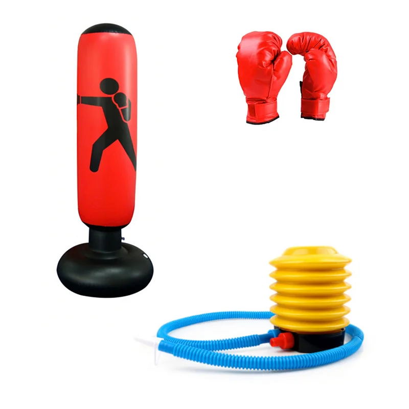 160cm Inflatable Boxing Punching Bag Thickening Tumbler Fight Column Adult Boxing Gloves Training Target Fitness Tool Air Pump
160cm Inflatable Boxing Punching Bag Thickening Tumbler Fight Column Adult Boxing Gloves Training Target Fitness Tool Air Pump