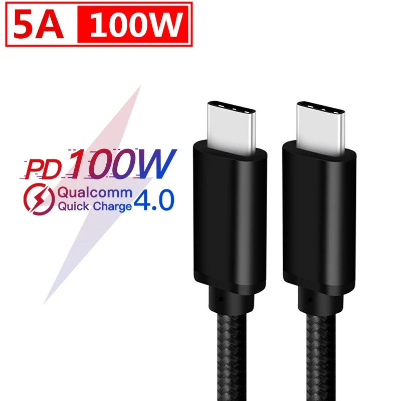 USB C To USB Type C Cable PD QC 60W For MacBook IPad Pro For Xiaomi 11 Redmi note 8 Type-c Cable Quick Charge Fast Charging USBC 
USB C To USB Type C Cable PD QC 60W For MacBook IPad Pro For Xiaomi 11 Redmi note 8 Type-c Cable Quick Charge Fast Charging USBC