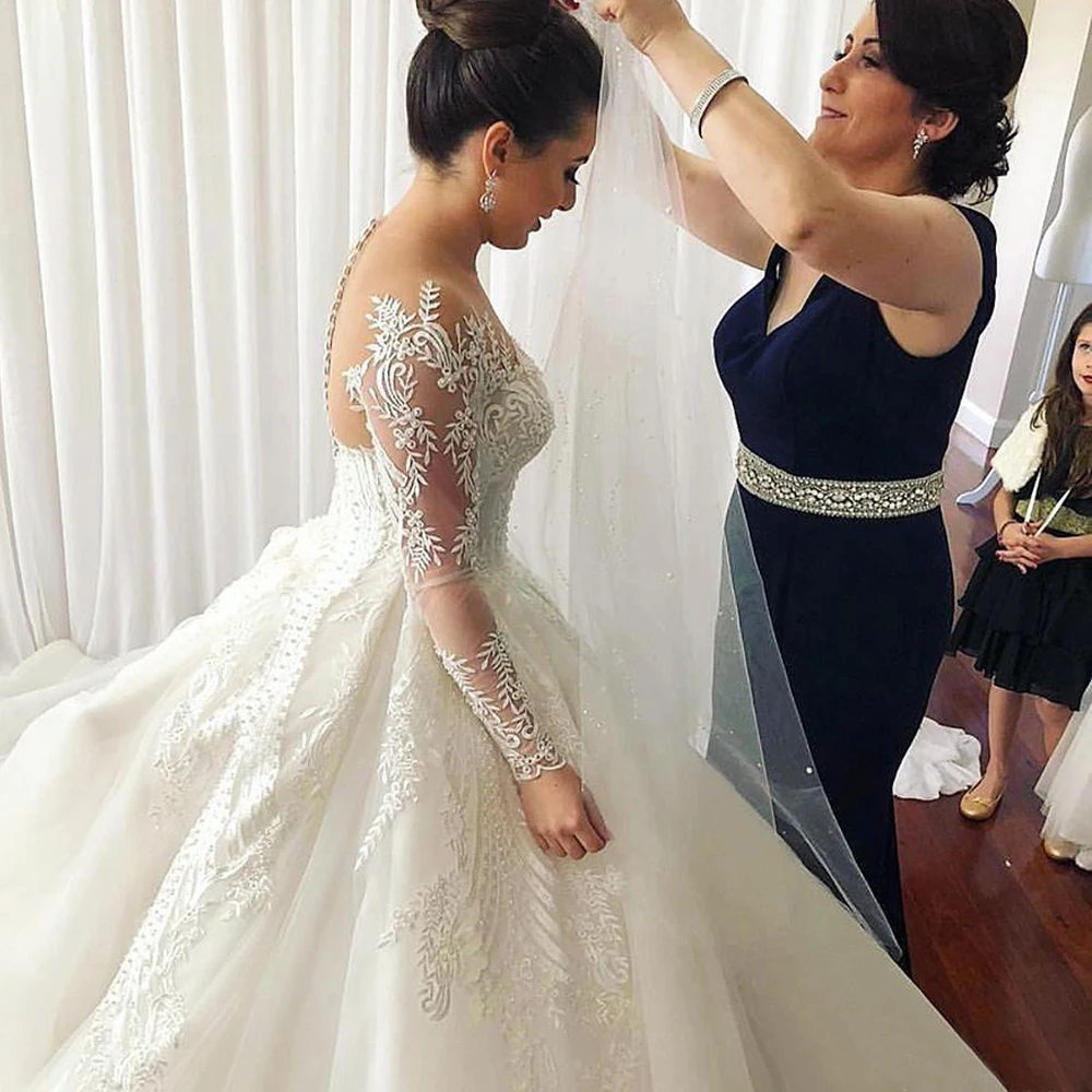 White Vestidos De Noiva Wedding Dress 2020 Custom-made Plus Size Long Sleeve Ball Gowns
White Vestidos De Noiva Wedding Dress 2020 Custom-made Plus Size Long Sleeve Ball Gowns