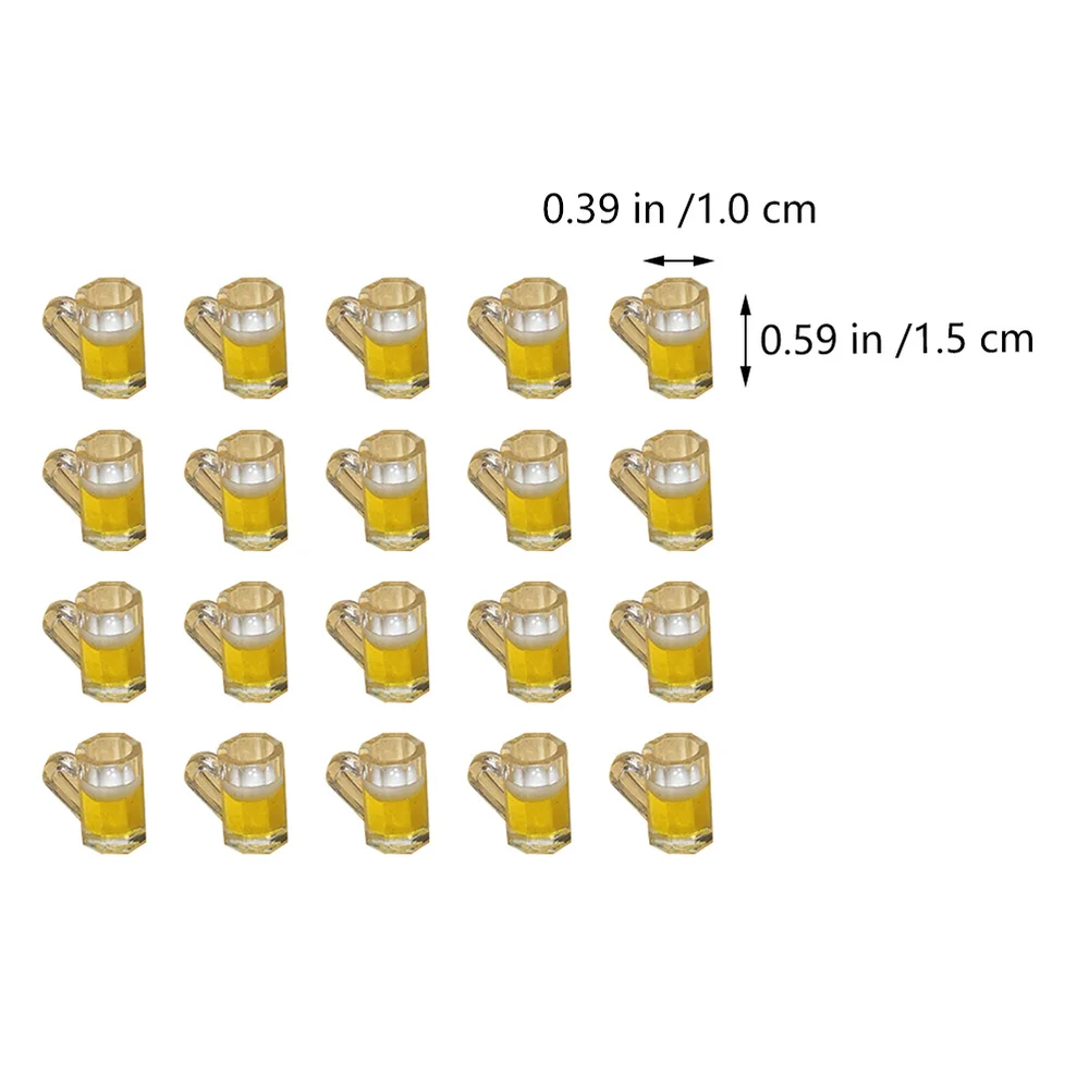 20Pcs Miniature Beer Mugs Mini Dollhouse Decoration Drinking Cups (Random Color)
20Pcs Miniature Beer Mugs Mini Dollhouse Decoration Drinking Cups (Random Color)