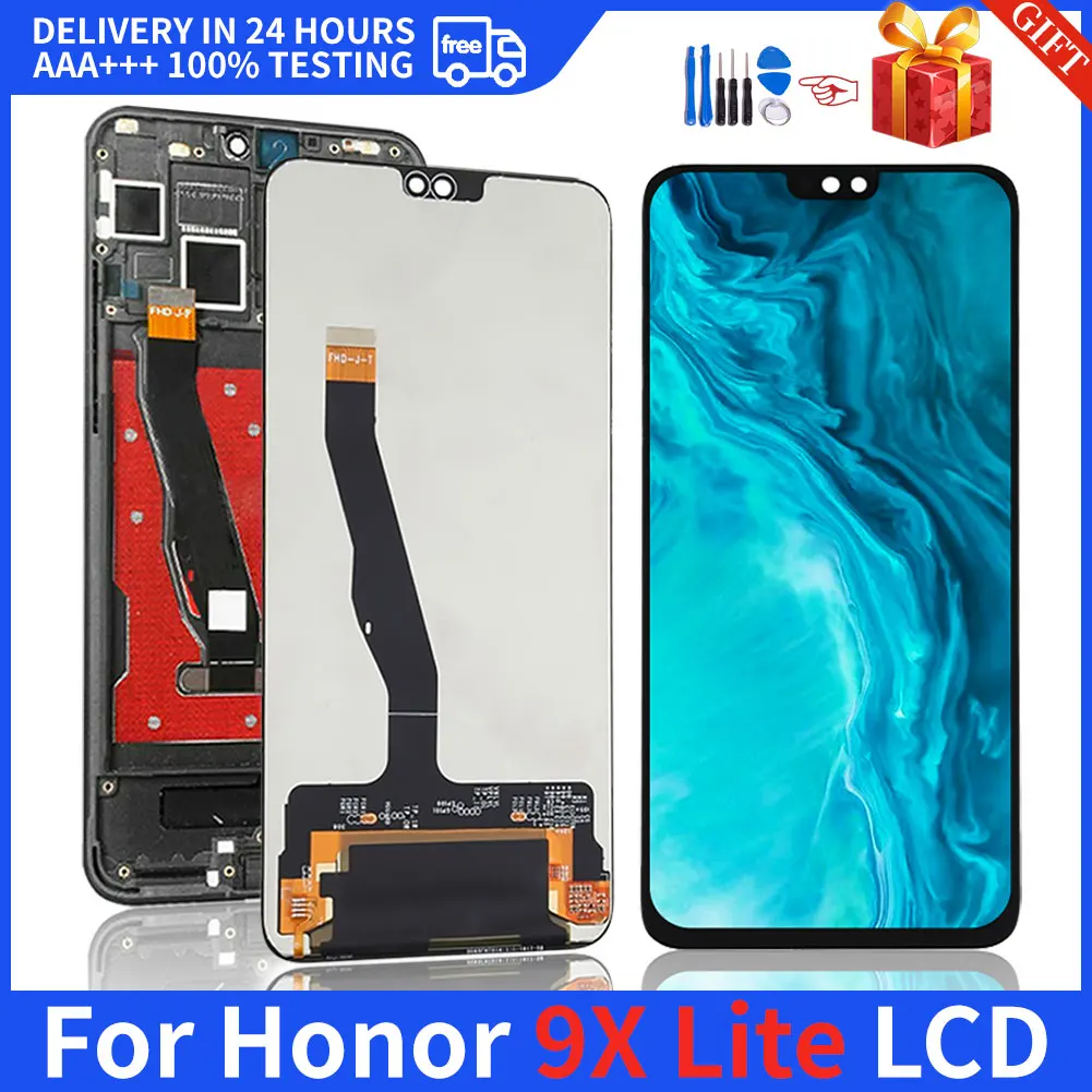 6,5 "оригинальный для Huawei Honor 9X Lite, ЖК-экран с сенсорным дигитайзером, дисплей с рамкой, фотоэлементы, телефон
6,5 "оригинальный для Huawei Honor 9X Lite, ЖК-экран с сенсорным дигитайзером, дисплей с рамкой, фотоэлементы, телефон