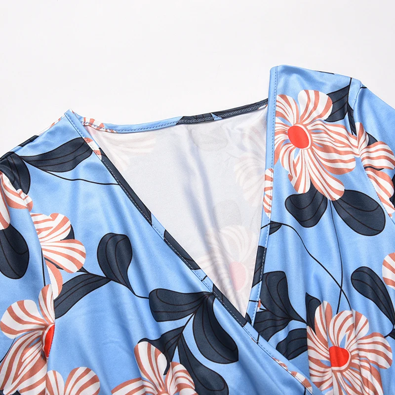 Summer Dresses Ladies 2021 Elegant Beach Dress Woman V-neck Floral Dress Sexy Backless Midi Dress Slim Sashes Short Sleeve
Summer Dresses Ladies 2021 Elegant Beach Dress Woman V-neck Floral Dress Sexy Backless Midi Dress Slim Sashes Short Sleeve