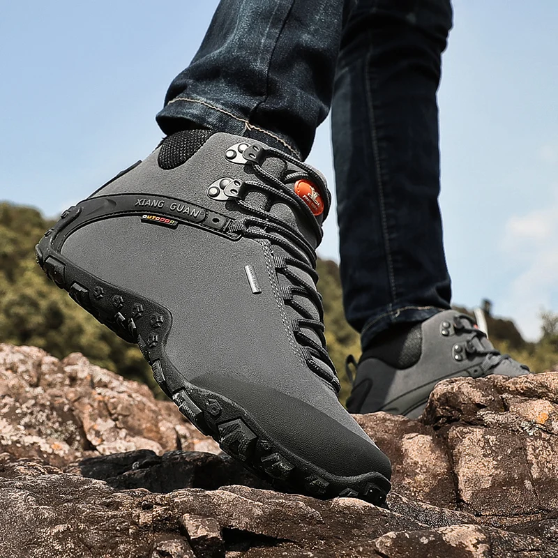 XIANG GUAN Men Hiking Shoes Male Waterproof Trekking Boots Outdoor Jogging Sneakers Tactical Trainers Climbing Mountain Shoes 
XIANG GUAN Men Hiking Shoes Male Waterproof Trekking Boots Outdoor Jogging Sneakers Tactical Trainers Climbing Mountain Shoes