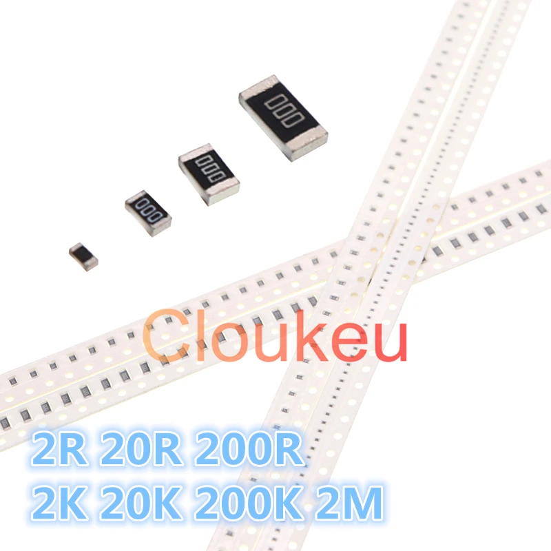 0402 0603 0805 1206 1210 1812 2010 2512 1% 5% чиповый резистор 2R 20R 200R 2K 20K 200K 2M Ohm|Индукторы| |