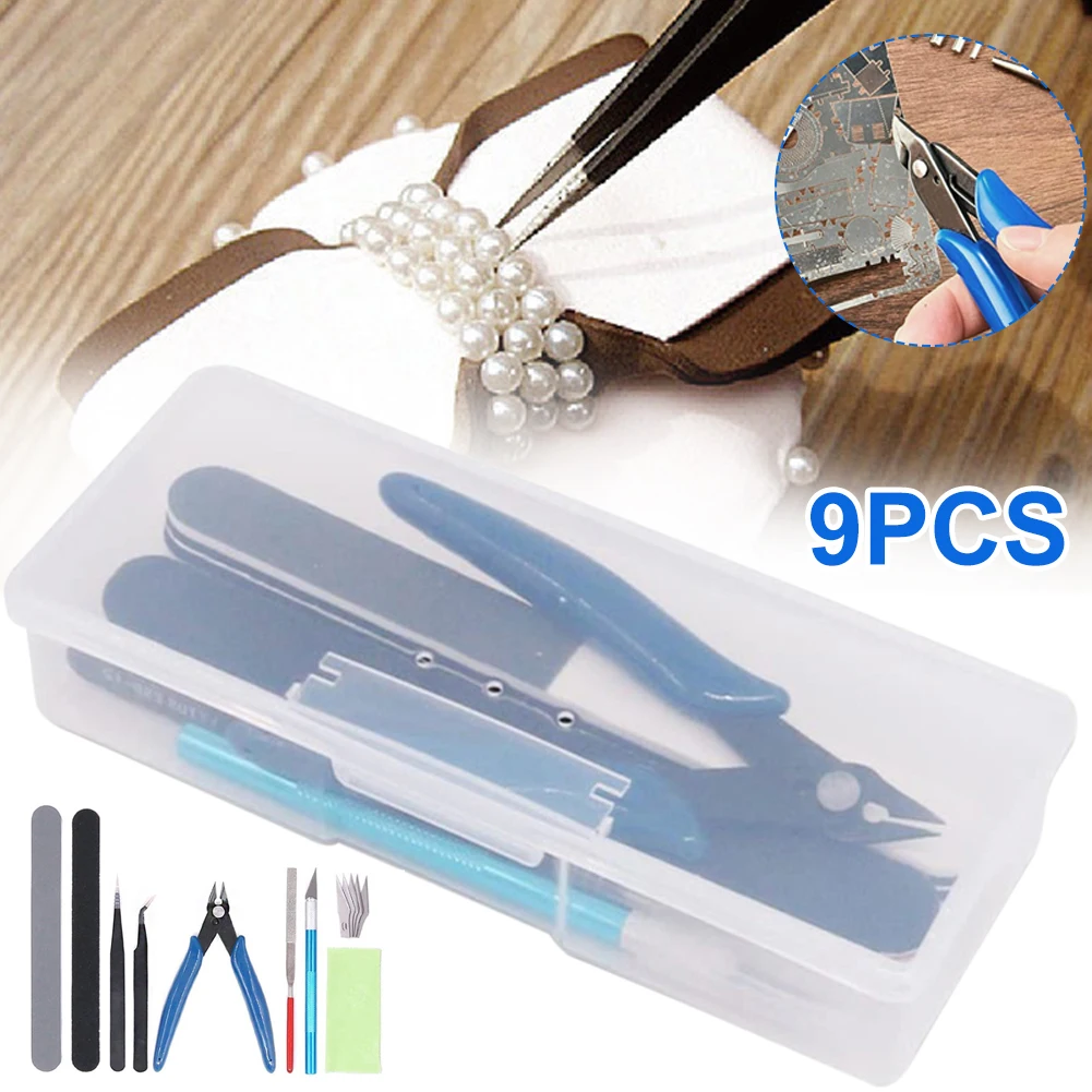 9pcs Model Building Tools Combo Gundam Modeler Basic Tools Craft Set For Car Model Building Kit NEW
9pcs Model Building Tools Combo Gundam Modeler Basic Tools Craft Set For Car Model Building Kit NEW