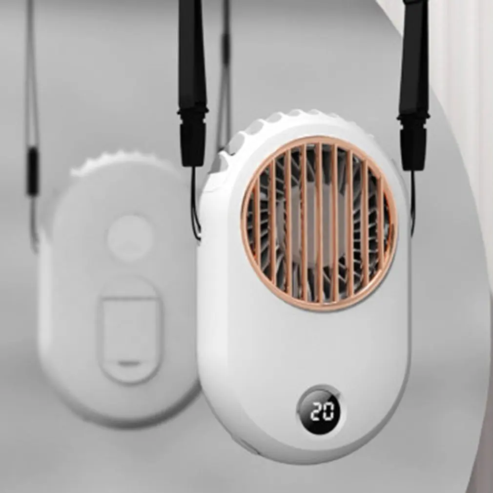 Digital Display Hanging Neck Fan USB Charging Hanging Neck Small Fan Retro Mini Handheld Silent Sports Portable Fan
Digital Display Hanging Neck Fan USB Charging Hanging Neck Small Fan Retro Mini Handheld Silent Sports Portable Fan