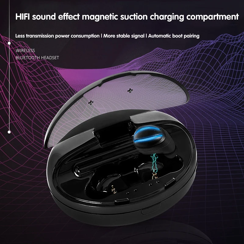 H8 Bluetooth Headset TWS Wireless Waterproof Earbuds Mini Stereo DSP Smart Noise Cancelling Headphones 2800MAh
H8 Bluetooth Headset TWS Wireless Waterproof Earbuds Mini Stereo DSP Smart Noise Cancelling Headphones 2800MAh