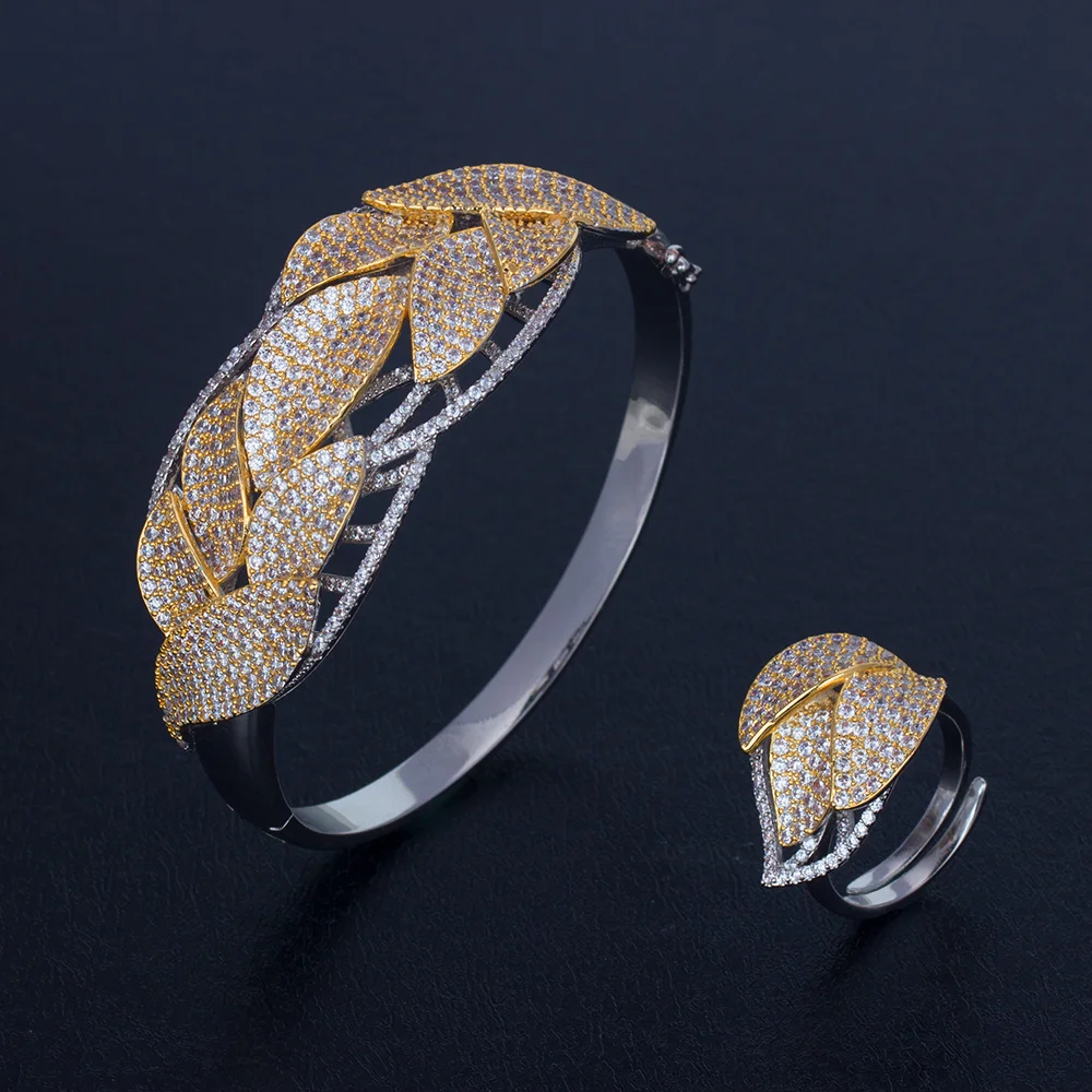 BrideTalk Newest Design Luxury Micro Paved AAA Cubic Zircon Dubai Nigerian Wedding Big 4PCS Jewelry sets Accessories
BrideTalk Newest Design Luxury Micro Paved AAA Cubic Zircon Dubai Nigerian Wedding Big 4PCS Jewelry sets Accessories