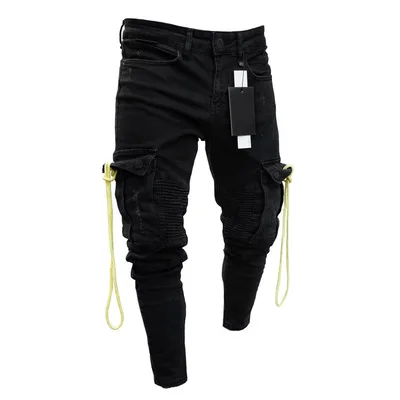 Fashion Men's Clothing Jeans Pants Vintage Cargo Jeans for Men Denim Slim Fit Trousers Hip Hop Streetwear Pencil Black Jeans
Fashion Men's Clothing Jeans Pants Vintage Cargo Jeans for Men Denim Slim Fit Trousers Hip Hop Streetwear Pencil Black Jeans