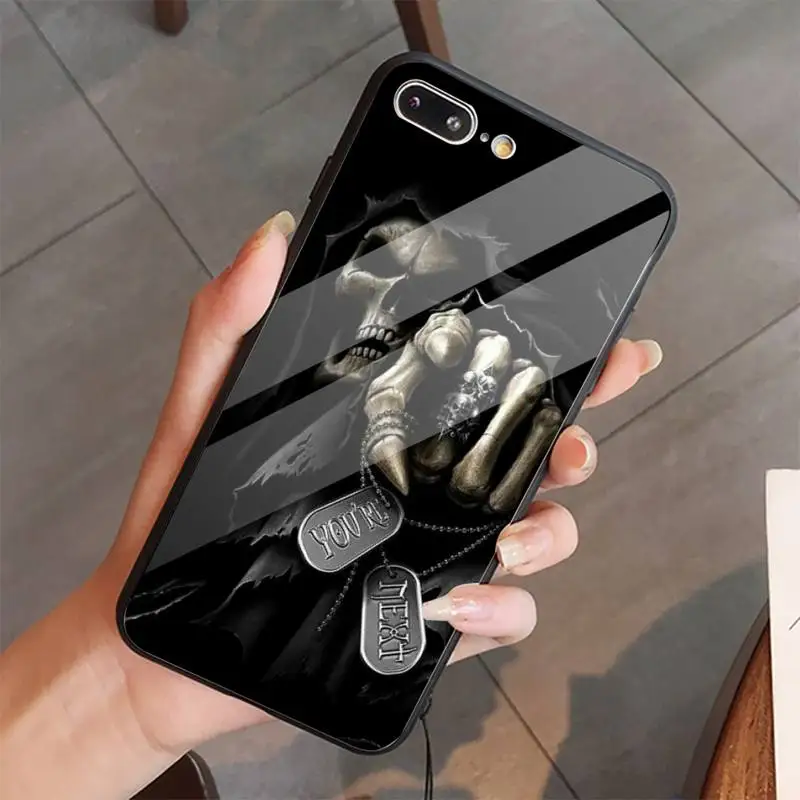 Skeleton Middle Finger Phone Case Tempered glass For iphone 5C 6 6S 7 8 plus X XS XR 11 PRO MAX
Skeleton Middle Finger Phone Case Tempered glass For iphone 5C 6 6S 7 8 plus X XS XR 11 PRO MAX