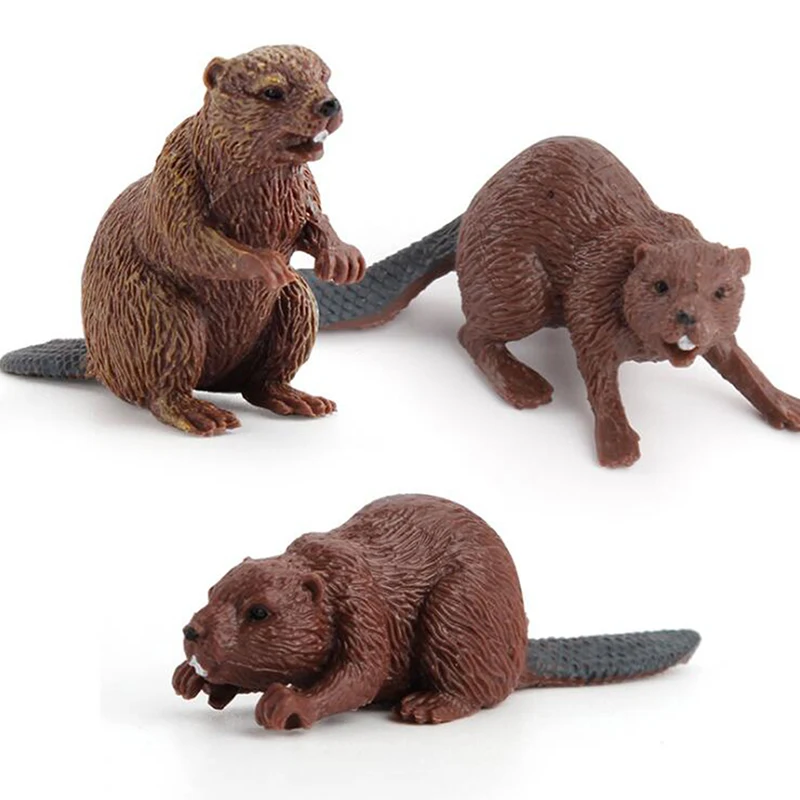 Simulation Forest Wild Animal Model Beaver Figure Plastic Toy High Quality 3PCS/Set Children Toys Figurine Gift For Kids Gifts
Simulation Forest Wild Animal Model Beaver Figure Plastic Toy High Quality 3PCS/Set Children Toys Figurine Gift For Kids Gifts
