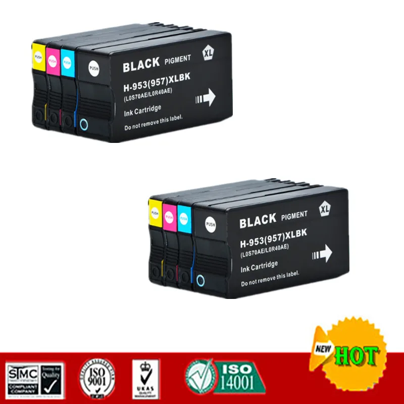 Compatible Ink cartridge For HP953XL HP953 Suit For HP OfficeJet Pro 8210 8218 8719 8720 8728 8730 8740 8710 P55250dw etc.
Compatible Ink cartridge For HP953XL HP953 Suit For HP OfficeJet Pro 8210 8218 8719 8720 8728 8730 8740 8710 P55250dw etc.