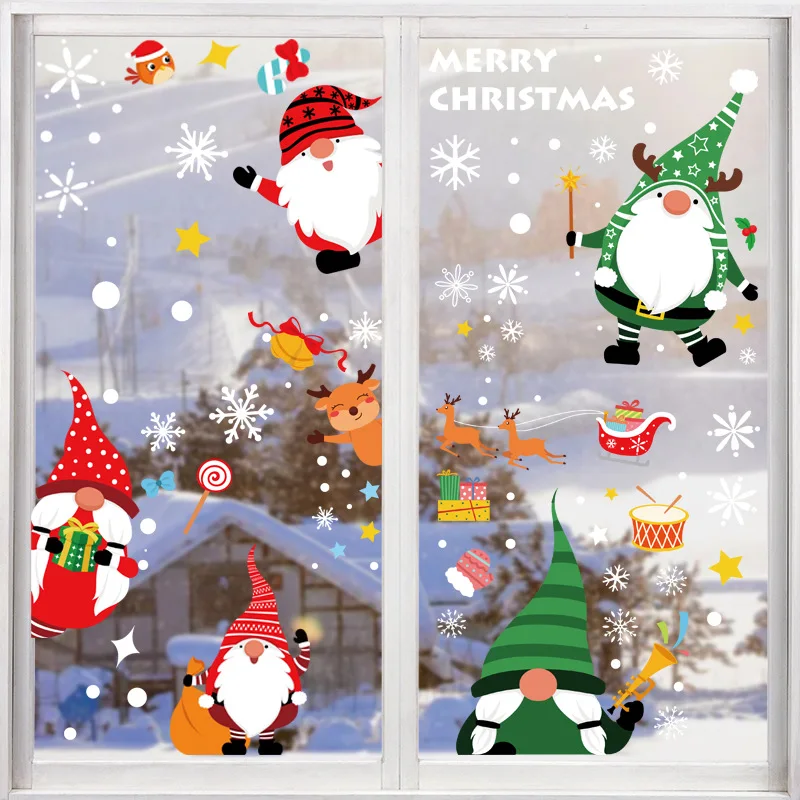 Removable DIY Christmas Wall Stickers Santa Snowflake Window Glass Stickers Christmas Decorations For Home Xmas New Year 2022
Removable DIY Christmas Wall Stickers Santa Snowflake Window Glass Stickers Christmas Decorations For Home Xmas New Year 2022