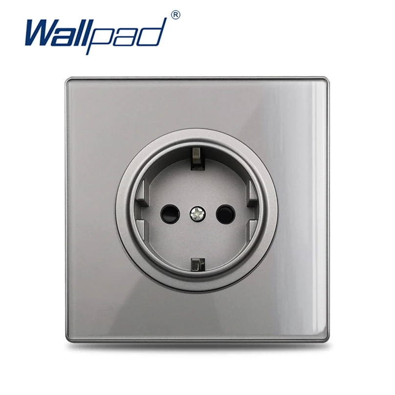 Wallpad EU French UK Universal Socket USB Charger TV RJ45 Internet CAT6 Satellite Outlet Grey Glass Round Corner L6 RC Range
Wallpad EU French UK Universal Socket USB Charger TV RJ45 Internet CAT6 Satellite Outlet Grey Glass Round Corner L6 RC Range