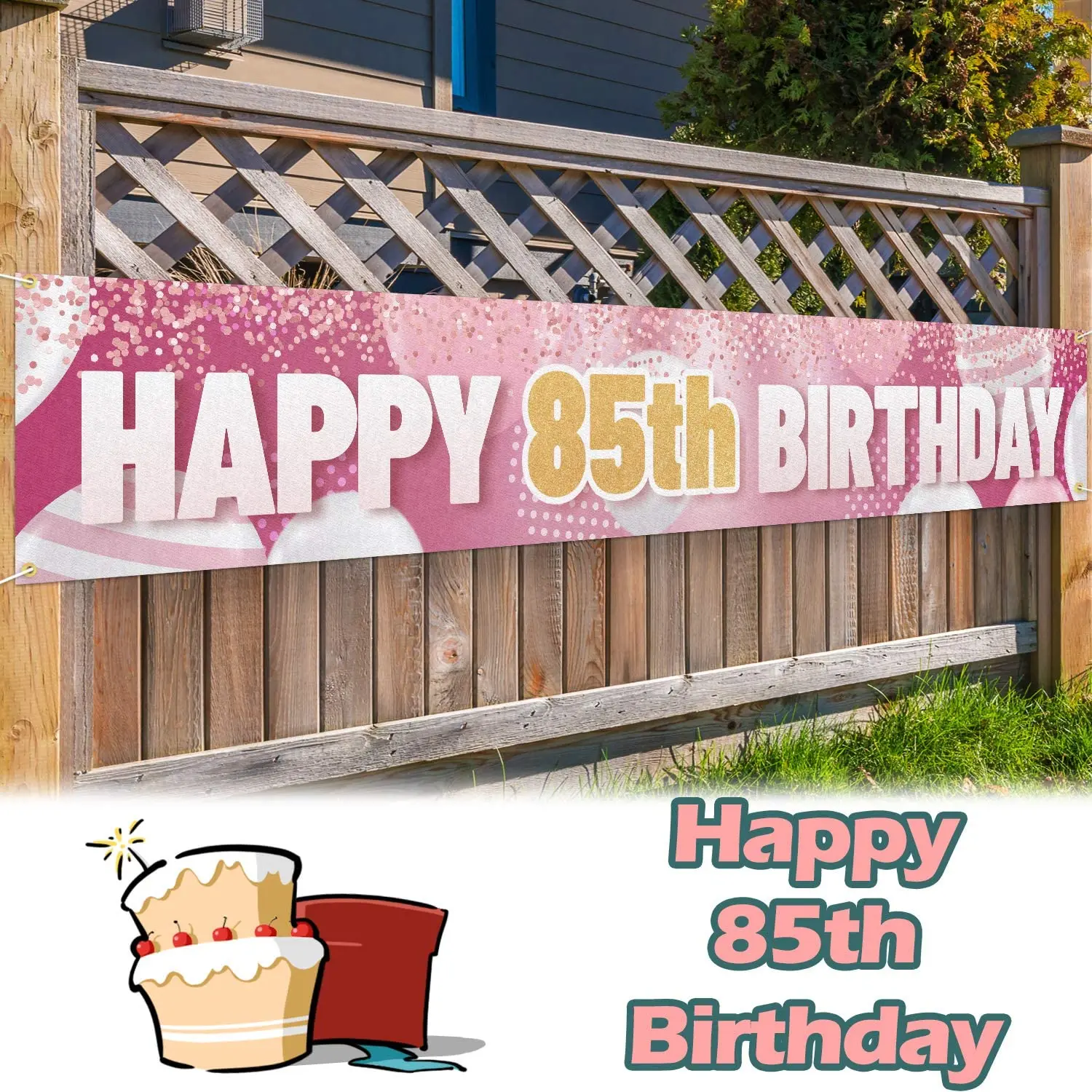 Большой знак на день рождения 85 лет, баннер с розовым узором на 85 лет, украшение для дня рождения, баннер для вечевечерние НКИ 85
Большой знак на день рождения 85 лет, баннер с розовым узором на 85 лет, украшение для дня рождения, баннер для вечевечерние НКИ 85