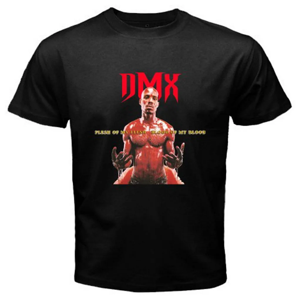 New DMX Flesh Of My Flesh Rap Hip Hop Album Men's Black T-Shirt Size S-3XL Top Quality Tops TEE Shirt
New DMX Flesh Of My Flesh Rap Hip Hop Album Men's Black T-Shirt Size S-3XL Top Quality Tops TEE Shirt
