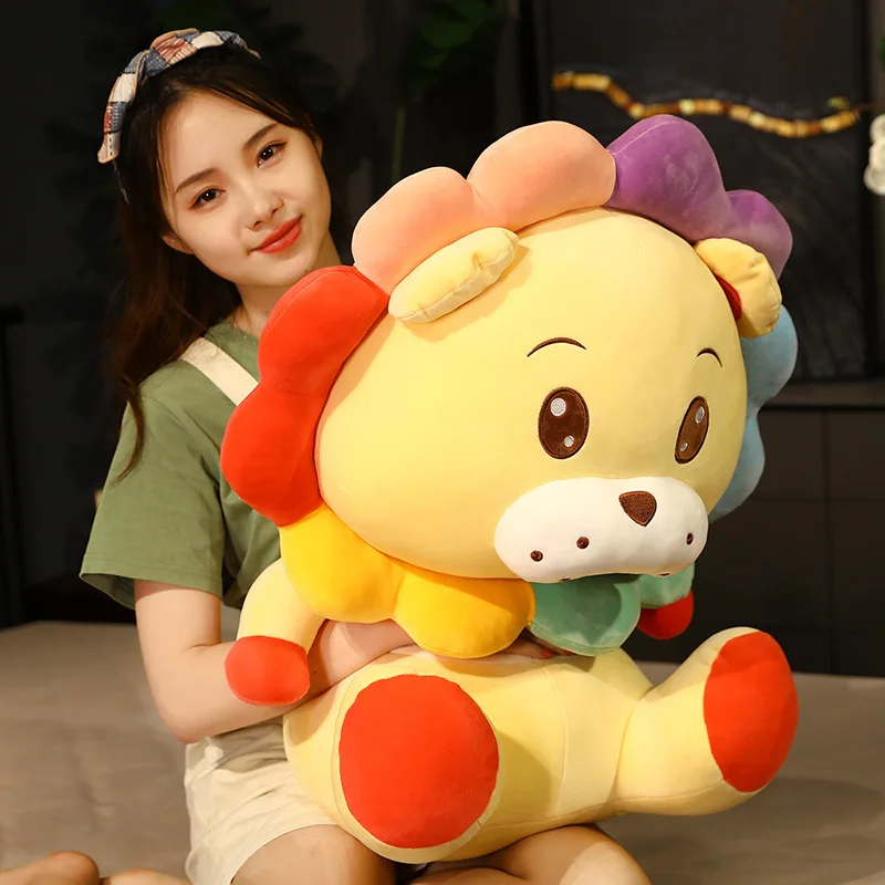 New Kawaii Cute and Creative Colorful Lion Doll Sleeping Pillow Plush Toy Doll Doll for Children Girls Birthday Christmas Gifts
New Kawaii Cute and Creative Colorful Lion Doll Sleeping Pillow Plush Toy Doll Doll for Children Girls Birthday Christmas Gifts