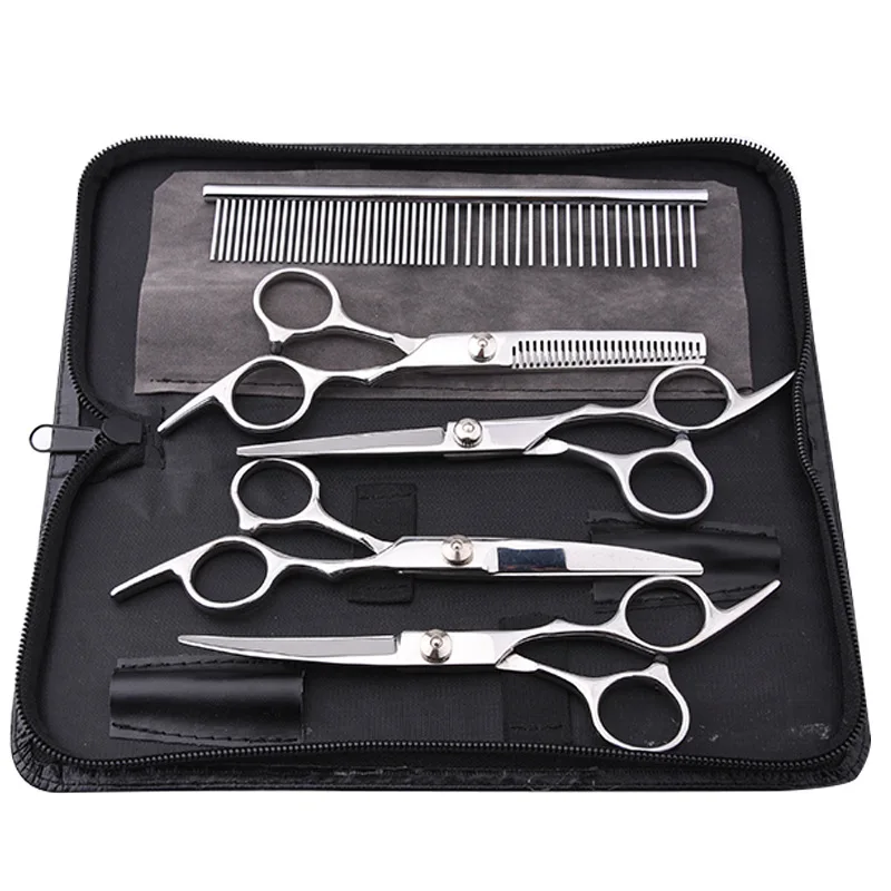 6" Professional pet grooming scissors Cutting scissor&curved scissor&thinning Shears for dog grooming scissors cat
6" Professional pet grooming scissors Cutting scissor&curved scissor&thinning Shears for dog grooming scissors cat
