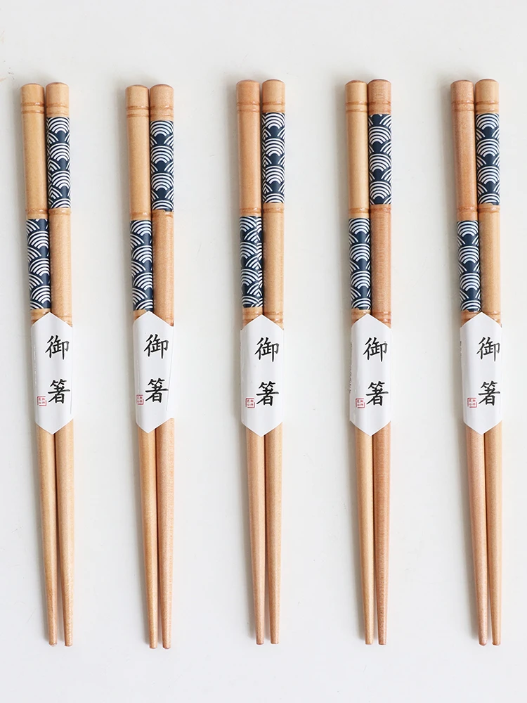 Japan Style Chopsticks For Household Use Bamboo Hot Pot Tableware Friendly Kitchen Accessories 5Pairs 
Japan Style Chopsticks For Household Use Bamboo Hot Pot Tableware Friendly Kitchen Accessories 5Pairs