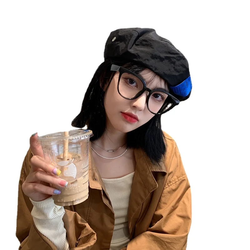 Women Black Patch Vintage Berets Hat Women's New Round Dome Temperament Fashion Tide All-match Spring Autumn 2021 Hats Caps
Women Black Patch Vintage Berets Hat Women's New Round Dome Temperament Fashion Tide All-match Spring Autumn 2021 Hats Caps