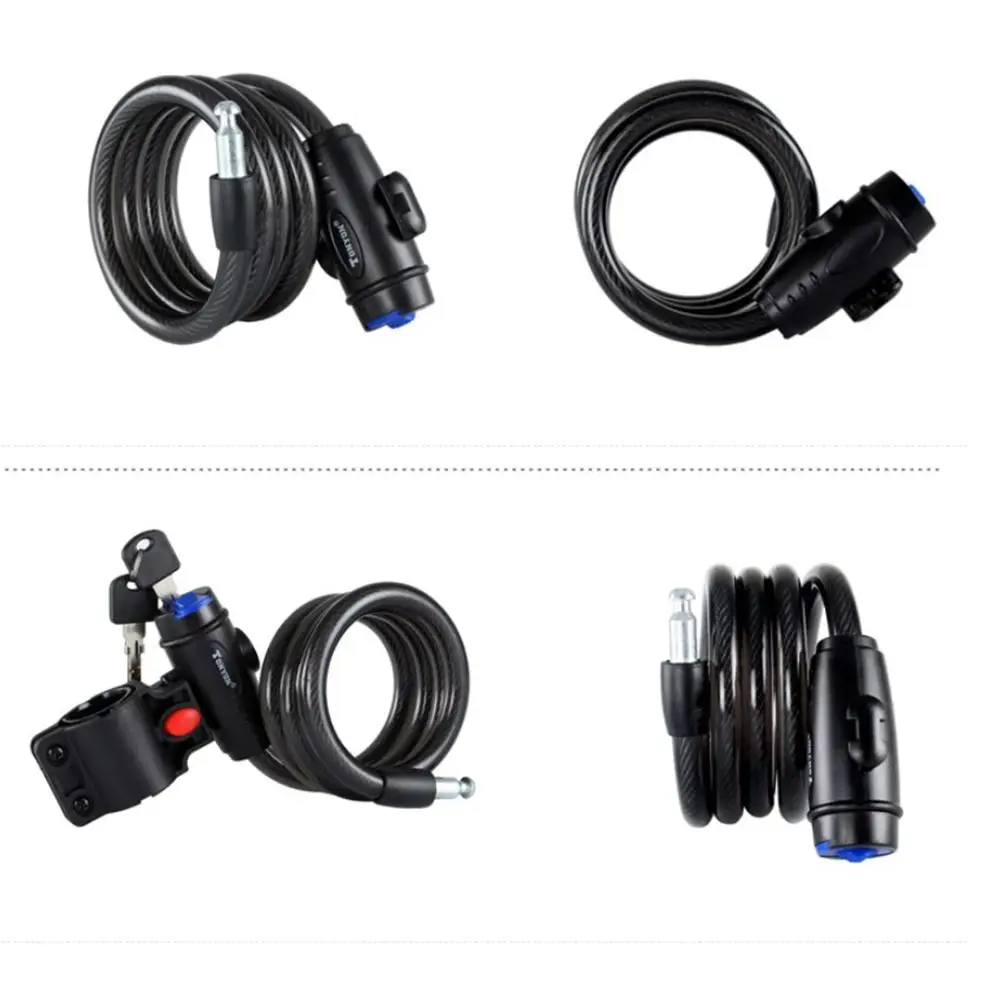 Universal Bike Lock Anti-Theft With 2 Keys for Bicycle Motorcycle Cycle MTB Bike Security Lock Steel Rope Cable Lockers Accessor
Universal Bike Lock Anti-Theft With 2 Keys for Bicycle Motorcycle Cycle MTB Bike Security Lock Steel Rope Cable Lockers Accessor