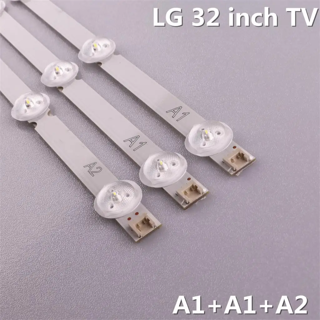 3pcs(2A1*7LED,1A2*8LED)LED backlight bar for LG 32" ROW2.1 Rev 0.9 A1/A2-Type TV LC320DXE 6916L-1295A 1296A 32LN575s LC320DXE-SG
3pcs(2A1*7LED,1A2*8LED)LED backlight bar for LG 32" ROW2.1 Rev 0.9 A1/A2-Type TV LC320DXE 6916L-1295A 1296A 32LN575s LC320DXE-SG