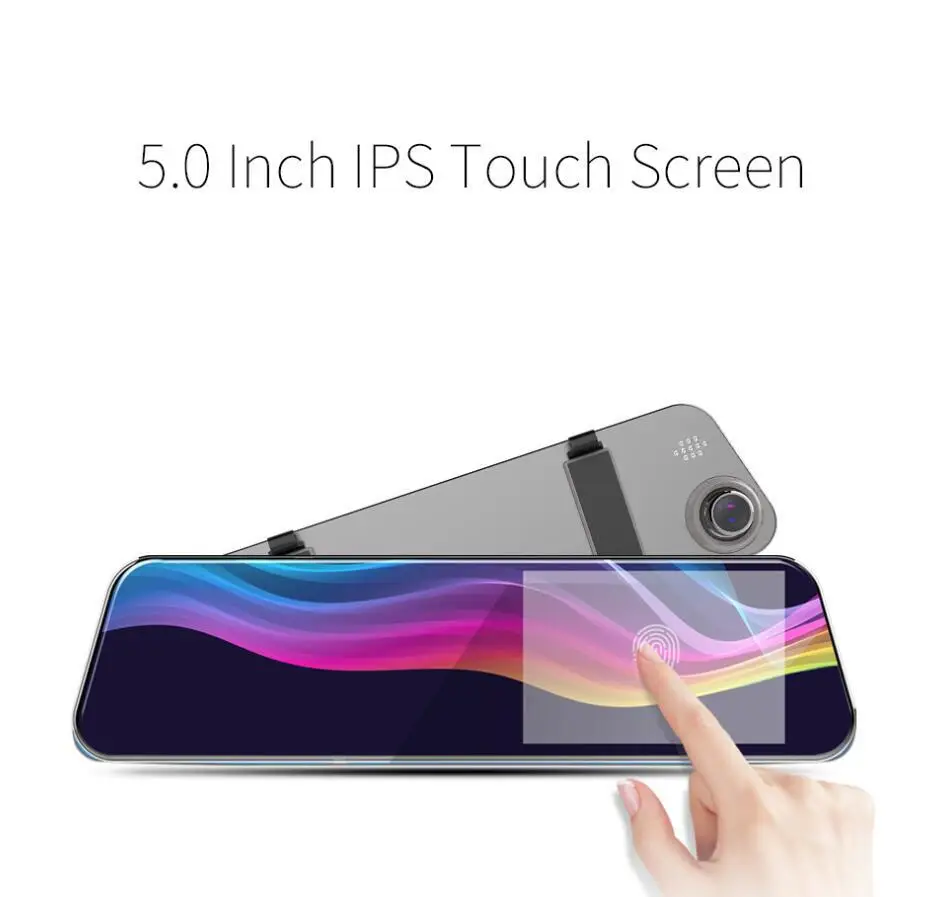 HiMISS 5 Inches IPS Screen Car DVR A6 Rear View Mirror Type 1080P Full HD Night Vision Dash 2 Lens Recorder Dash Cam Rear Camera 
HiMISS 5 Inches IPS Screen Car DVR A6 Rear View Mirror Type 1080P Full HD Night Vision Dash 2 Lens Recorder Dash Cam Rear Camera