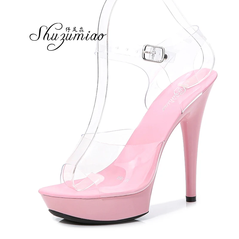 Brand Women Sandals Catwalk Shoes Female Model high Heels Fine Heel Sexy Waterproof Platform Transparent 13cm Sandals Woman Shoe
Brand Women Sandals Catwalk Shoes Female Model high Heels Fine Heel Sexy Waterproof Platform Transparent 13cm Sandals Woman Shoe