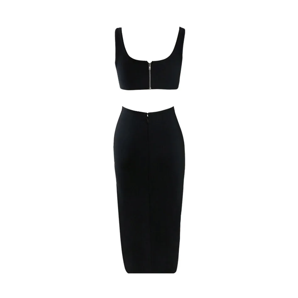 2021 Summer New Style Women'S Sexy Hollow Round Neck Black Backless Tight Bandage Dress Celebrity Party Dress Vestidos
2021 Summer New Style Women'S Sexy Hollow Round Neck Black Backless Tight Bandage Dress Celebrity Party Dress Vestidos