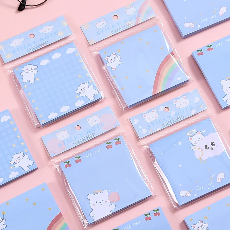 60Page Korean Creative Simple Cute Ins Sticky Notes Paper Cartoon Student Stationery Memo Pads Office School Kawaii Decor Plan
60Page Korean Creative Simple Cute Ins Sticky Notes Paper Cartoon Student Stationery Memo Pads Office School Kawaii Decor Plan