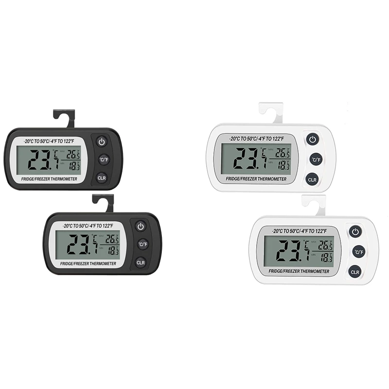 Practical 2PCS Fridge Thermometer Digital Waterproof Freezer Thermometer Refrigerator Temperature Monitor LCD Display
Practical 2PCS Fridge Thermometer Digital Waterproof Freezer Thermometer Refrigerator Temperature Monitor LCD Display