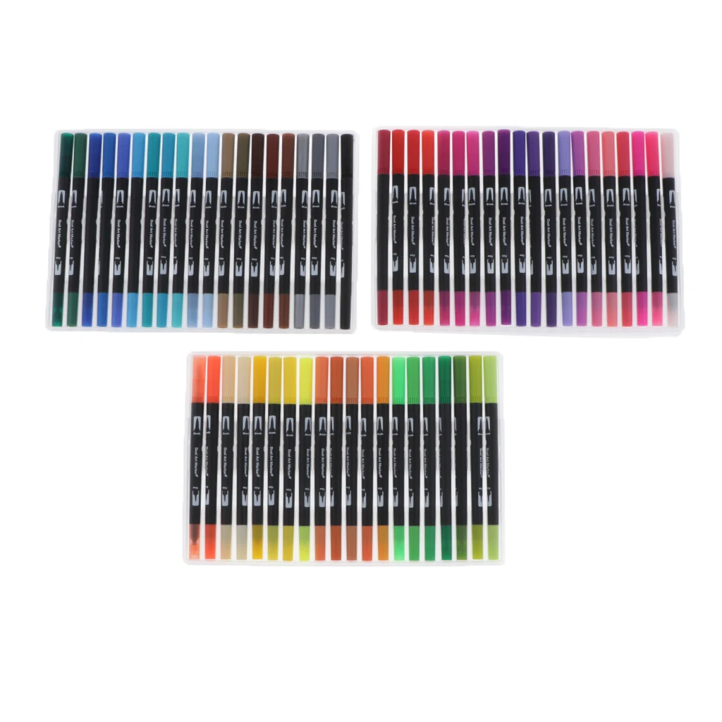24 36 60 100 120 Pens Set Watercolor Brush Pens Dual Tip Art Marker Non-toxic
24 36 60 100 120 Pens Set Watercolor Brush Pens Dual Tip Art Marker Non-toxic
