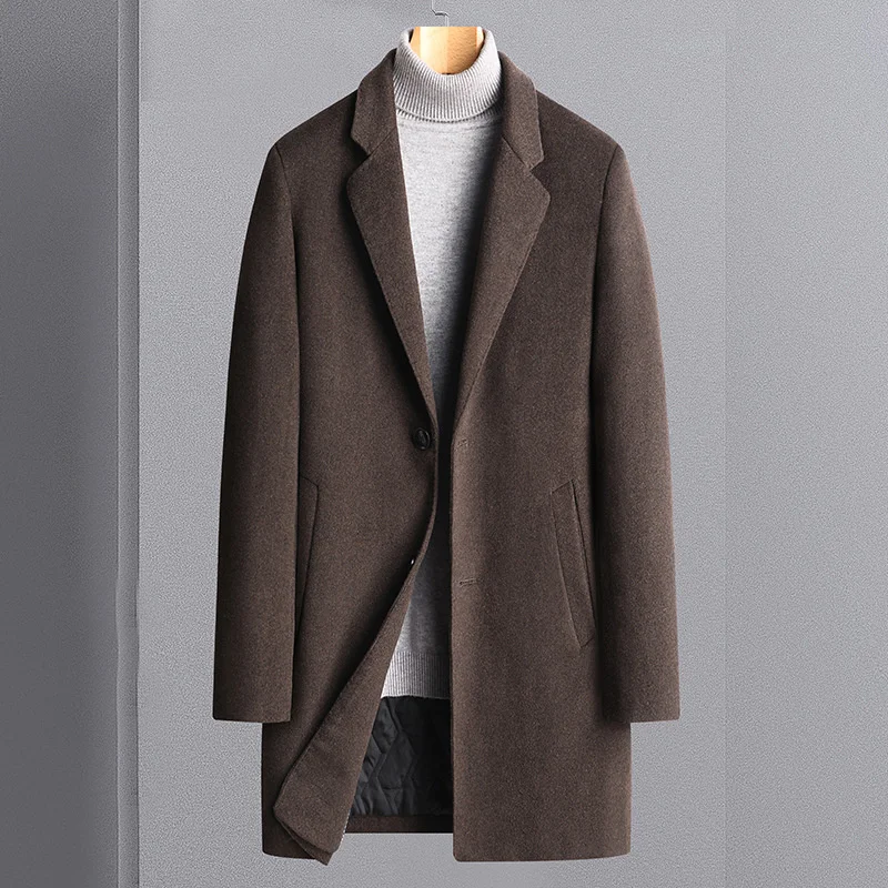 2022 Men Winter Autumn Wool Blazer Jacket Outwear Turn-down Collar Mid-length Casual Woolen Coat Asian Size Warm Top New Casual
2022 Men Winter Autumn Wool Blazer Jacket Outwear Turn-down Collar Mid-length Casual Woolen Coat Asian Size Warm Top New Casual