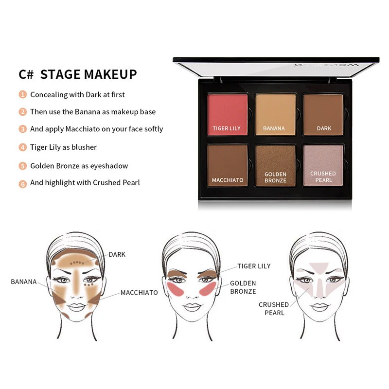 6 Color Cheek Blush Makeup Palette Blush Face Powder Natural Contours Of The Face Long Lasting Dropship Face Cosmetic
6 Color Cheek Blush Makeup Palette Blush Face Powder Natural Contours Of The Face Long Lasting Dropship Face Cosmetic
