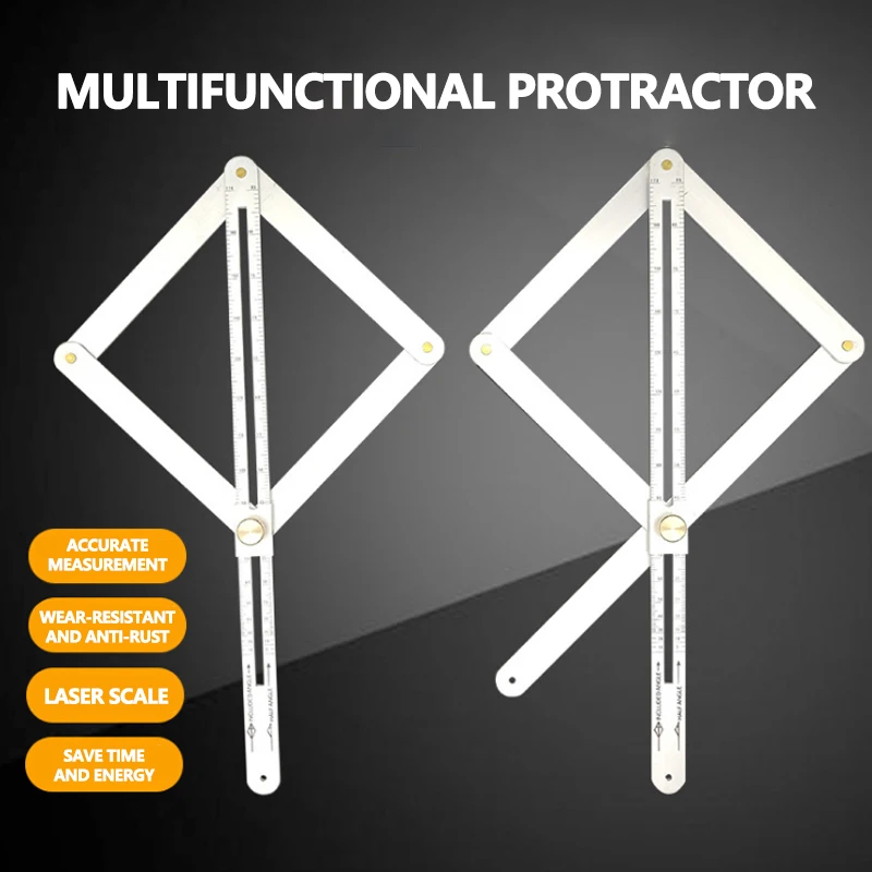 Многофункциональная угловая диагональная линейка Точная угловая линейка деревянные строительные линейки деревообрабатывающий квадратны... 
Многофункциональная угловая диагональная линейка Точная угловая линейка деревянные строительные линейки деревообрабатывающий квадратны...