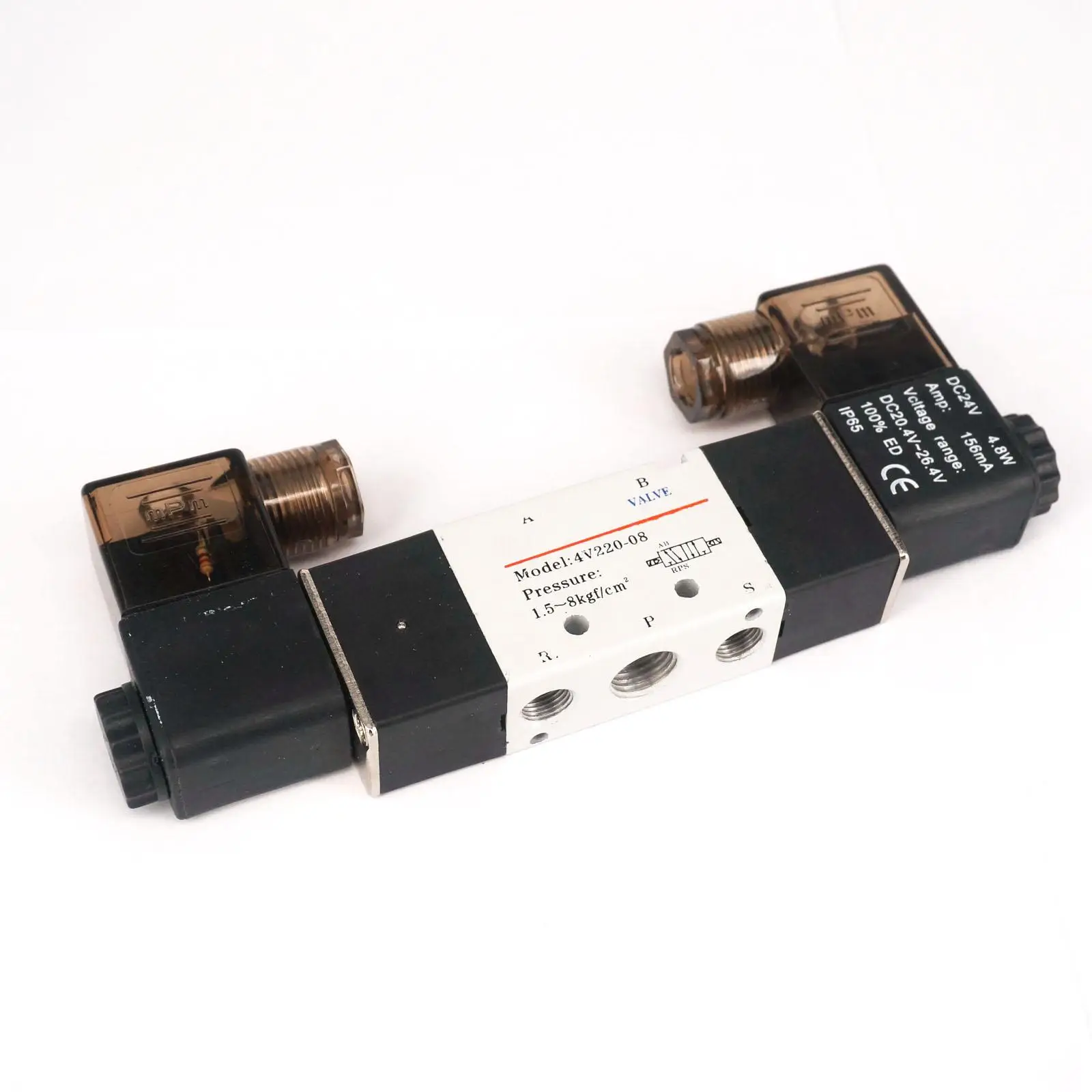 1/4 "BSPT 4V220-08 воздушный клапан 5 портов 2 Позиции соленоида для пневматической системы
1/4 "BSPT 4V220-08 воздушный клапан 5 портов 2 Позиции соленоида для пневматической системы