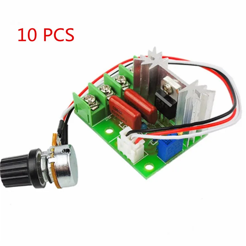 10 PCS AC 220V 2000W Voltage Regulator Dimming Dimmers Motor Speed Controller Thermostat Electronic Voltage Regulator
10 PCS AC 220V 2000W Voltage Regulator Dimming Dimmers Motor Speed Controller Thermostat Electronic Voltage Regulator