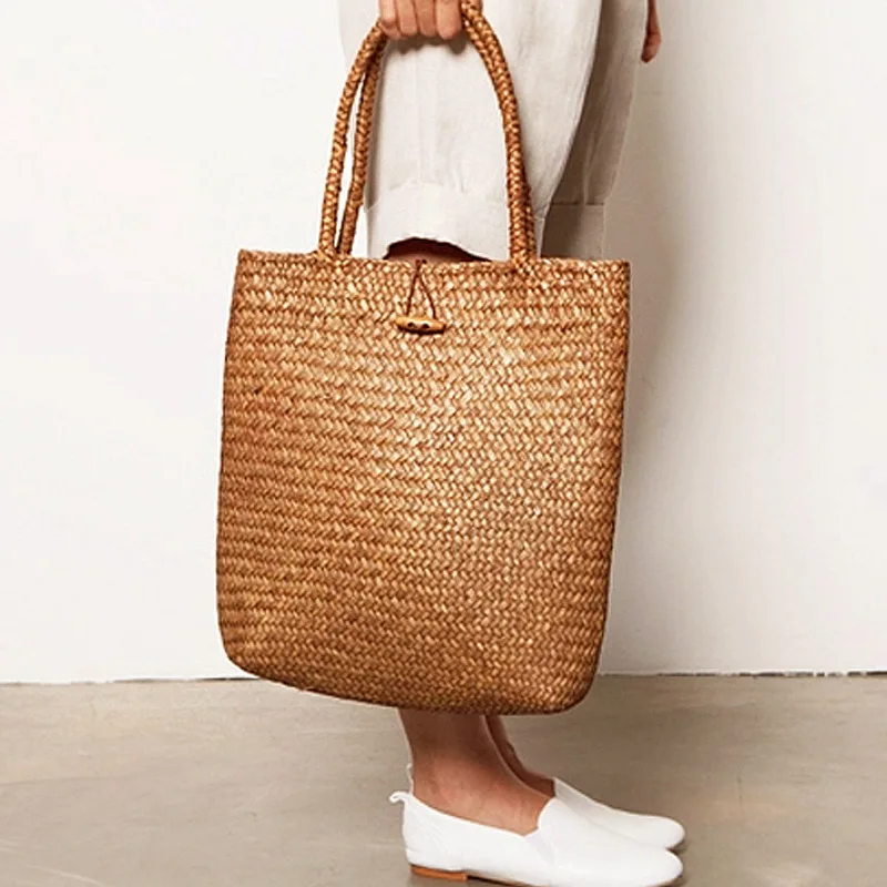 Rattan Grass Woven Shoulder Bags Straw Women Knitting Handbags Summer Beach Bag Handmade Storage Bag Travel Wicker Storage Tote
Rattan Grass Woven Shoulder Bags Straw Women Knitting Handbags Summer Beach Bag Handmade Storage Bag Travel Wicker Storage Tote