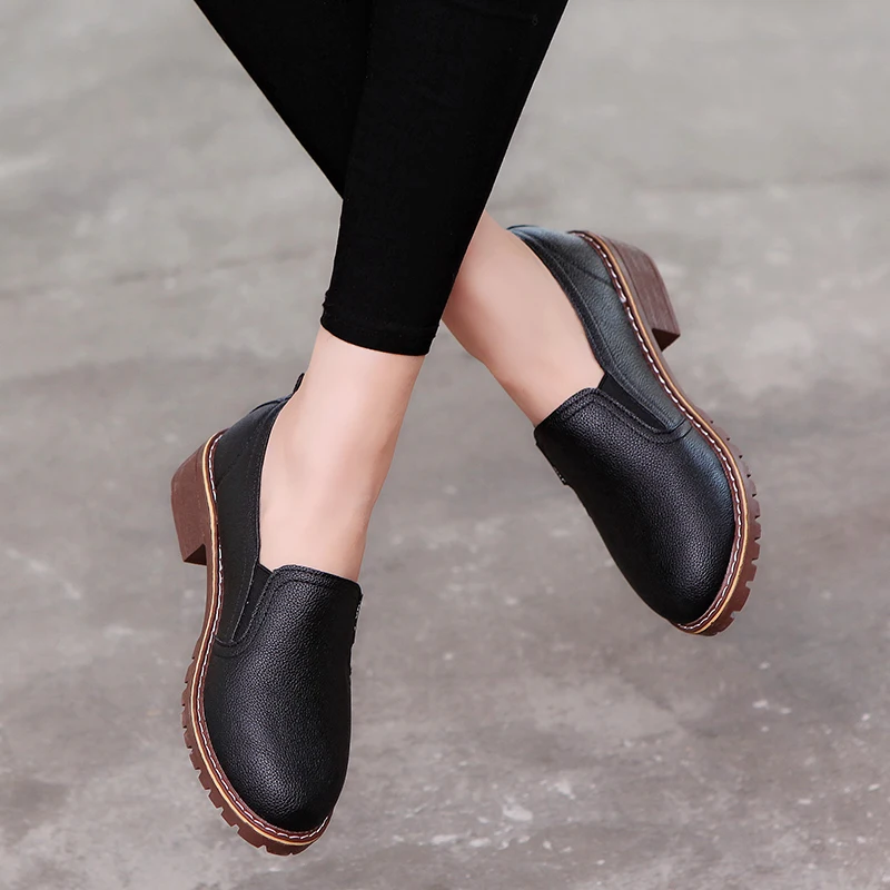 Women Flat Shoes Round Toe Lace-Up Oxford Shoes Woman Soft Leather Brogue Women Shoes
Women Flat Shoes Round Toe Lace-Up Oxford Shoes Woman Soft Leather Brogue Women Shoes