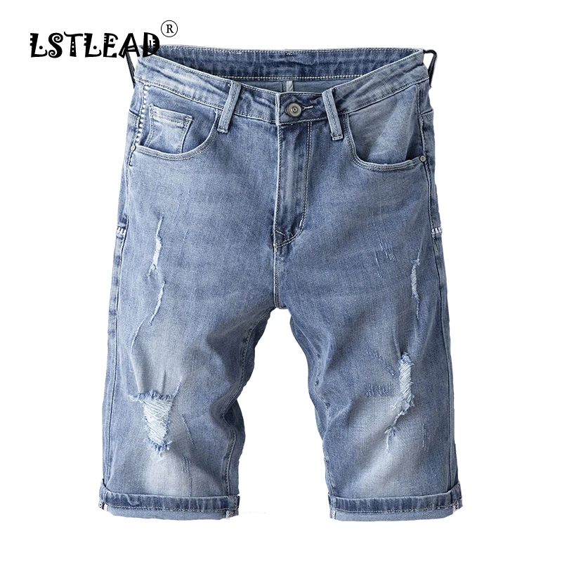 Ripped Denim Shorts Men's Summer Casual Cropped Pants Korean Style Trendy Beggar Pants Loose Tide Brand Five-point Pants Men
Ripped Denim Shorts Men's Summer Casual Cropped Pants Korean Style Trendy Beggar Pants Loose Tide Brand Five-point Pants Men