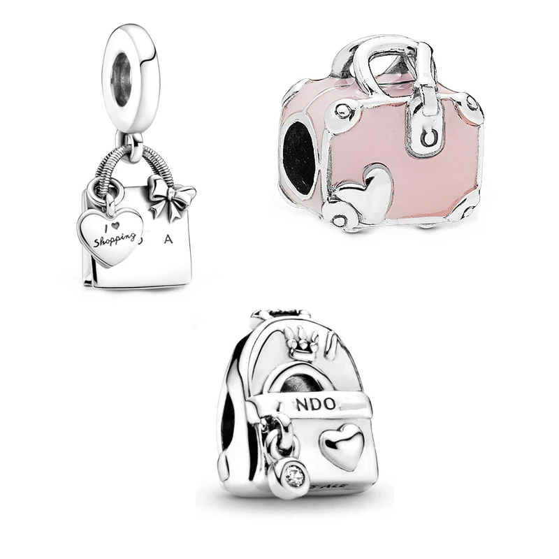 2021 new 925 sterling silver women's jewelry suitable for original Pandora beaded pendant bracelet DIY designer silver school ba
2021 new 925 sterling silver women's jewelry suitable for original Pandora beaded pendant bracelet DIY designer silver school ba