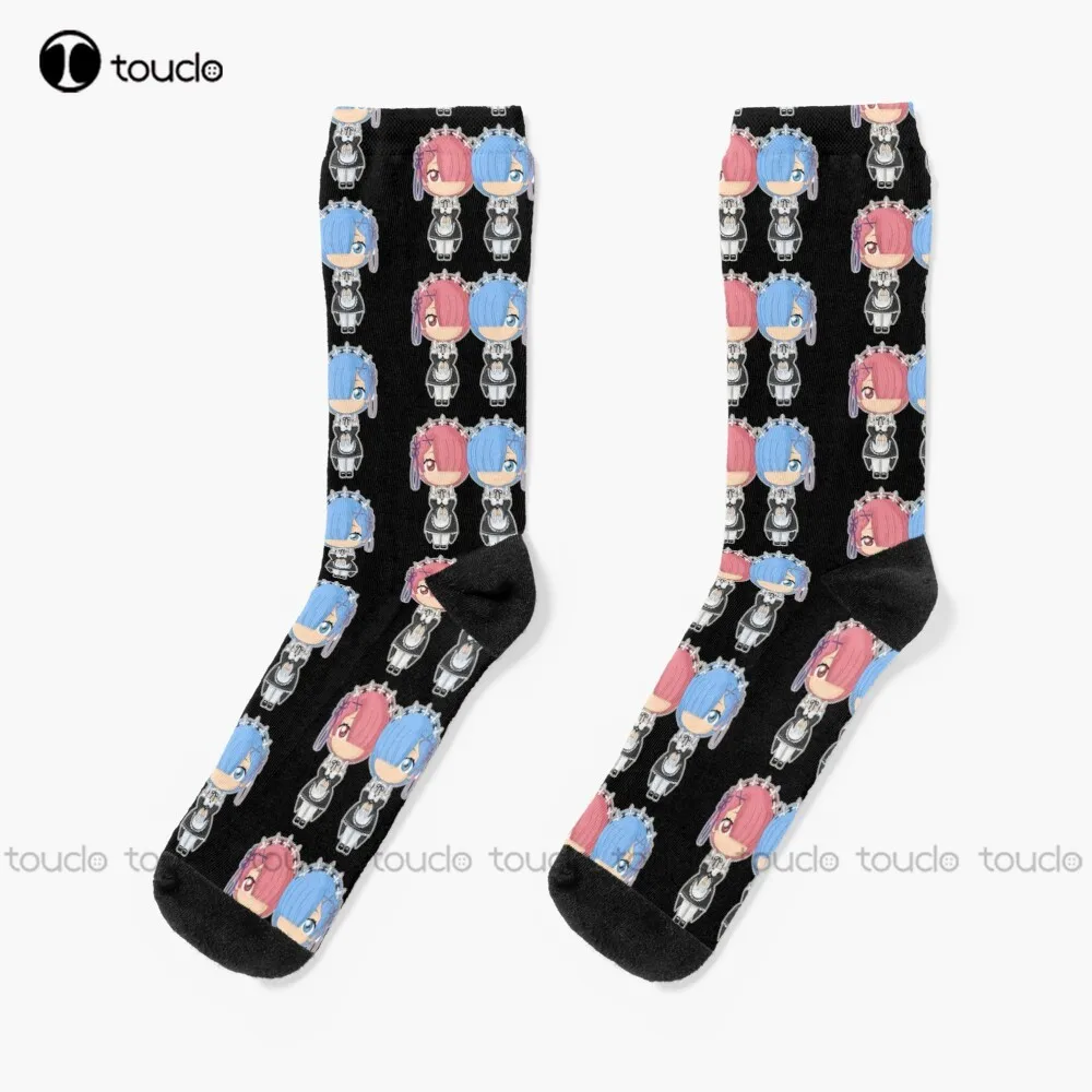 Rem and Ram Socks black long socks Personalized Custom Unisex Adult Teen youth Socks Halloween Christmas Fashion new gift
Rem and Ram Socks black long socks Personalized Custom Unisex Adult Teen youth Socks Halloween Christmas Fashion new gift