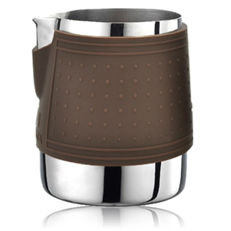12 Oz. Stainless Steel Milk Foaming Pot Steamer Pot with Eagle Nozzle Heat Resistant Silicone Grip Pad Machine Latte
12 Oz. Stainless Steel Milk Foaming Pot Steamer Pot with Eagle Nozzle Heat Resistant Silicone Grip Pad Machine Latte